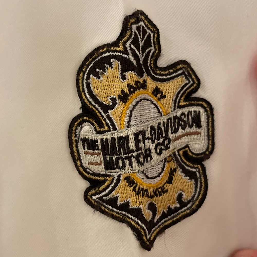 Harley Davidson white button down - Picture 10 of 11